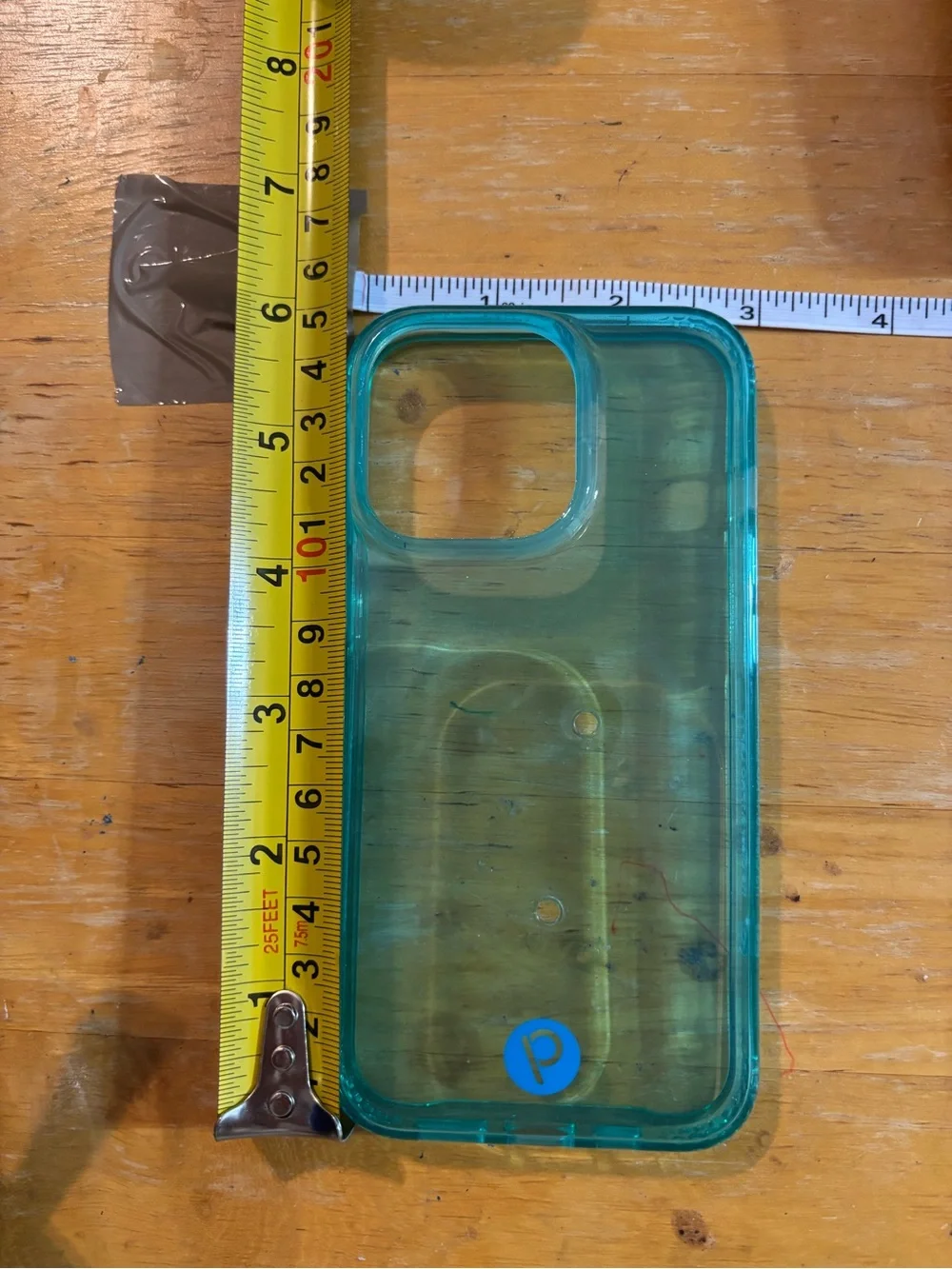 Loopy Case Teal Transparent Phone Case with Blue Strap